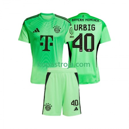 Billiga Fotbollströjor Bayern München Jonas Urbig 40 Målvakt Barn Hemma tröja 2025/26 Kortärmad